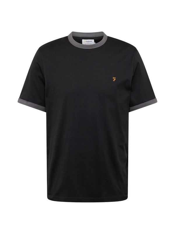 FARAH FARAH Тениска 'GROVES'  къри / графитено сиво / черно