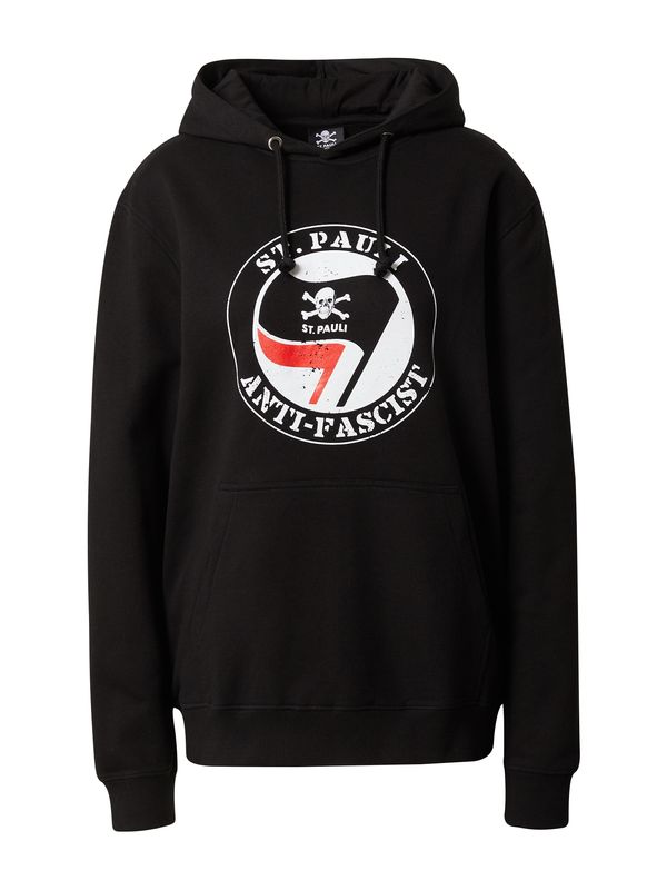 FC St. Pauli FC St. Pauli Суичър 'Anti Fascist'  огнено червено / черно / бяло