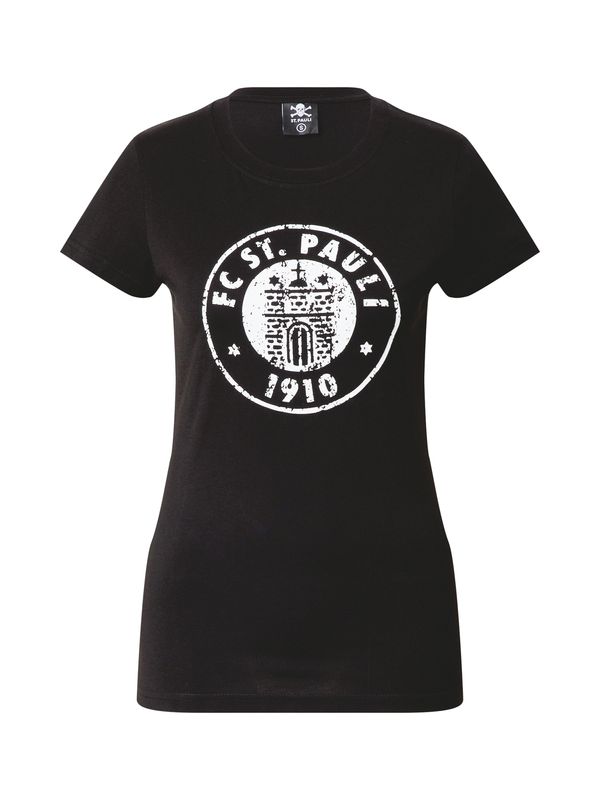 FC St. Pauli FC St. Pauli Тениска  черно / бяло