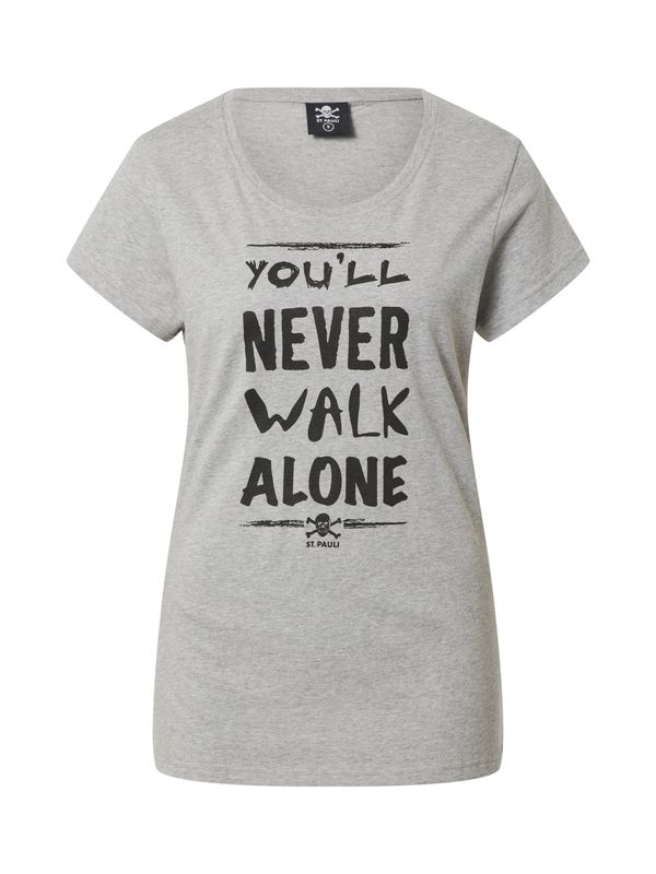 FC St. Pauli FC St. Pauli Тениска  сив меланж / черно