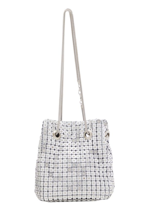 FELIPA FELIPA Чанта тип „торба“  тъмносиво / сребърно / прозрачно