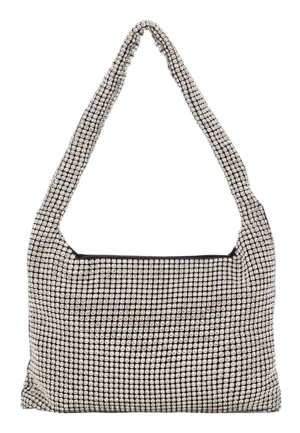 FELIPA FELIPA Чанта за през рамо  черно / сребърно