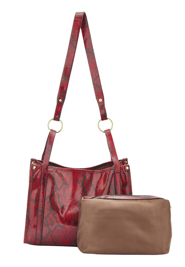 FELIPA FELIPA Чанта за през рамо  светлокафяво / тъмночервено / черно