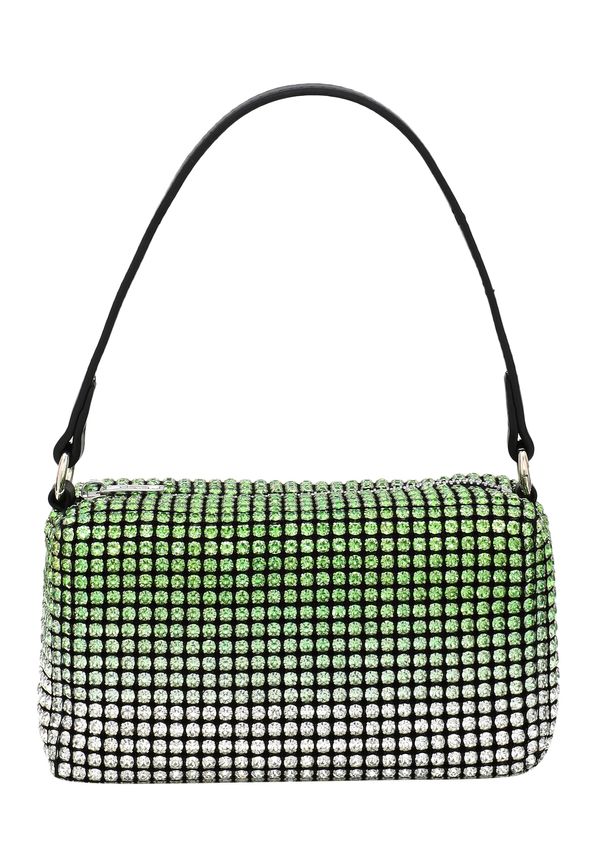 FELIPA FELIPA Чанта за през рамо  светлозелено / черно / бяло