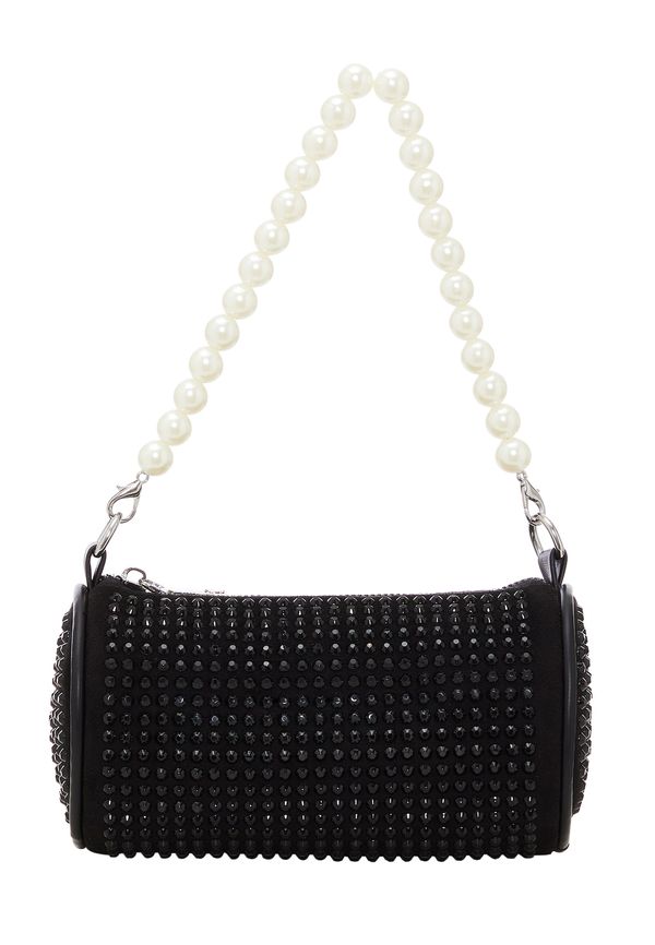 FELIPA FELIPA Дамска чанта  черно / перлено бяло