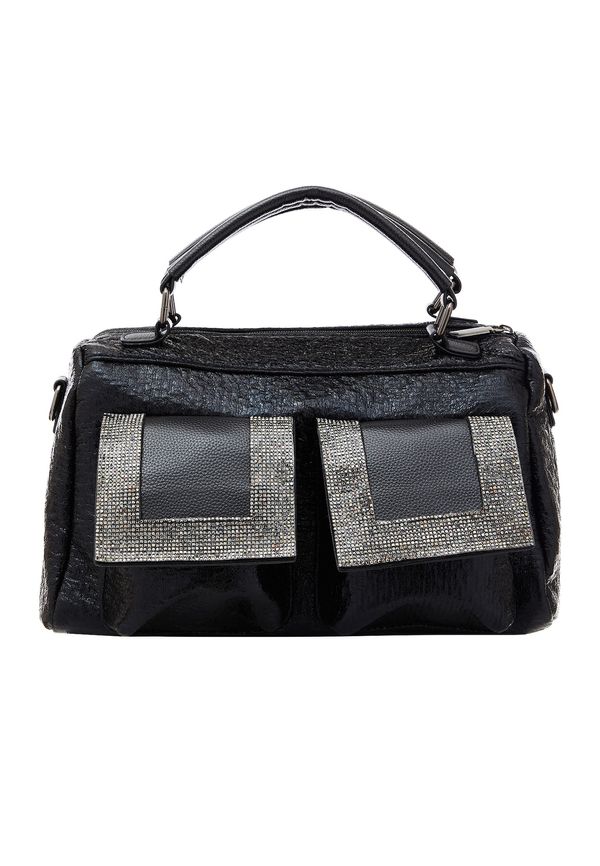 FELIPA FELIPA Дамска чанта  сребърно сиво / черно