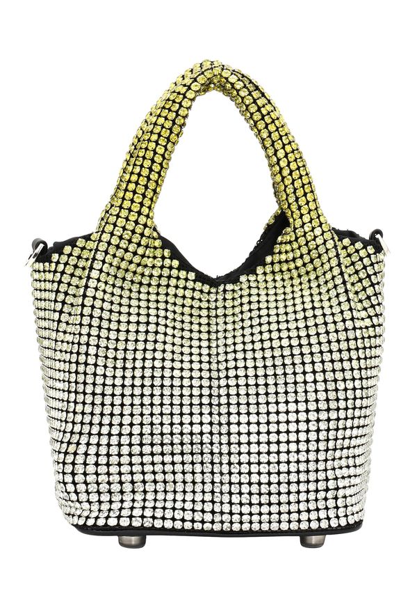 FELIPA FELIPA Дамска чанта  жълто / черно / сребърно