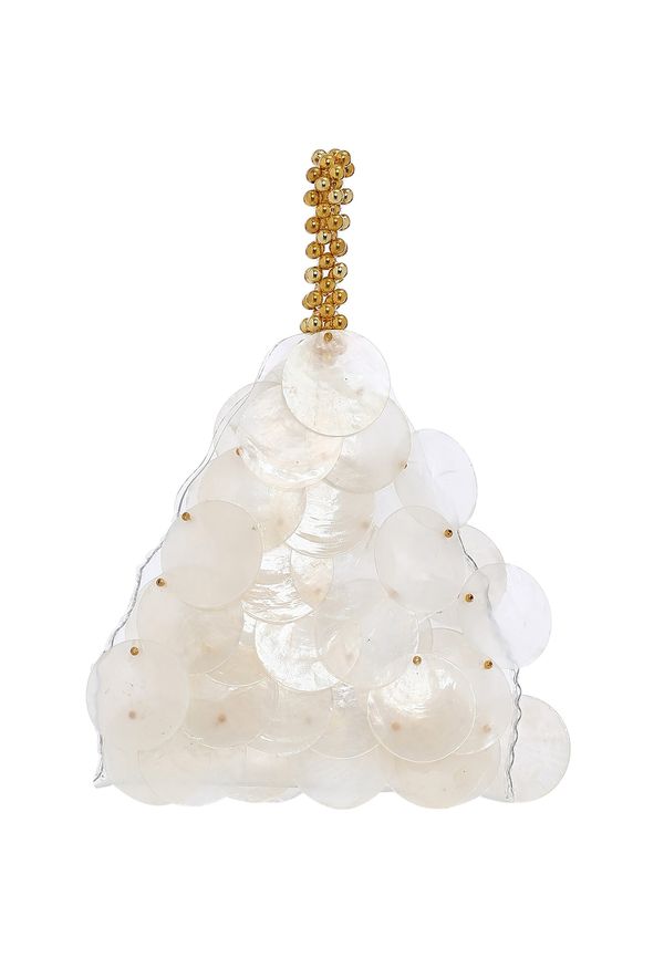 FELIPA FELIPA Дамска чанта  злато / прозрачно / перлено бяло