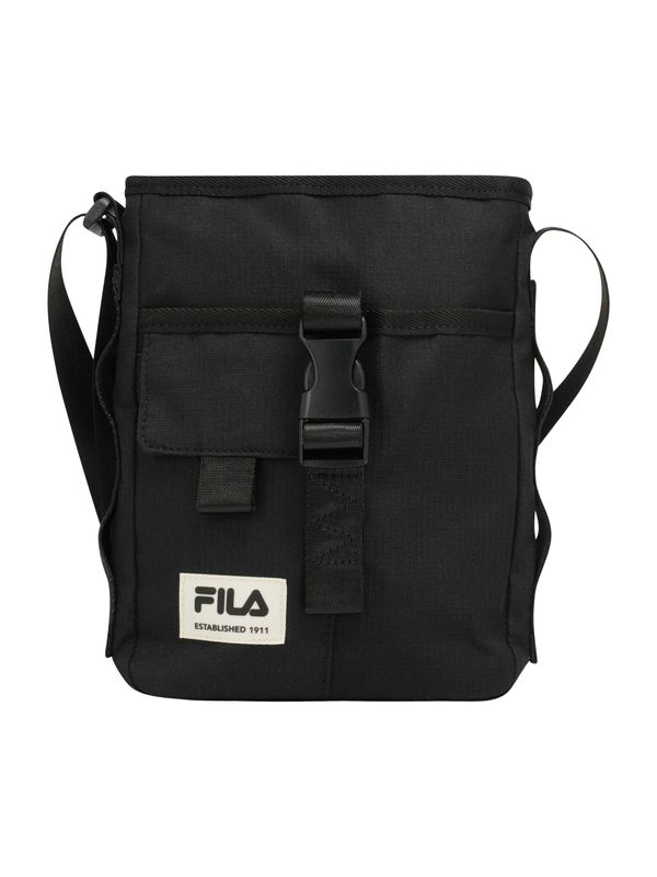 FILA FILA Чанта за през рамо тип преметка 'TYRE'  черно / бяло
