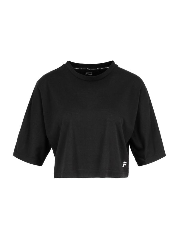 FILA FILA Функционална тениска 'RECANATI'  черно / бяло