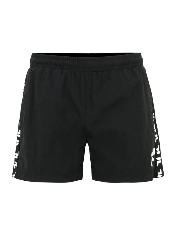 FILA FILA Шорти за плуване 'Segrate'  черно / бяло