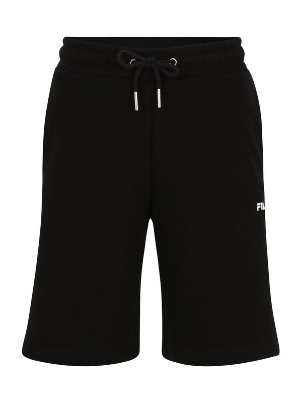 FILA FILA Спортен панталон  черно / бяло