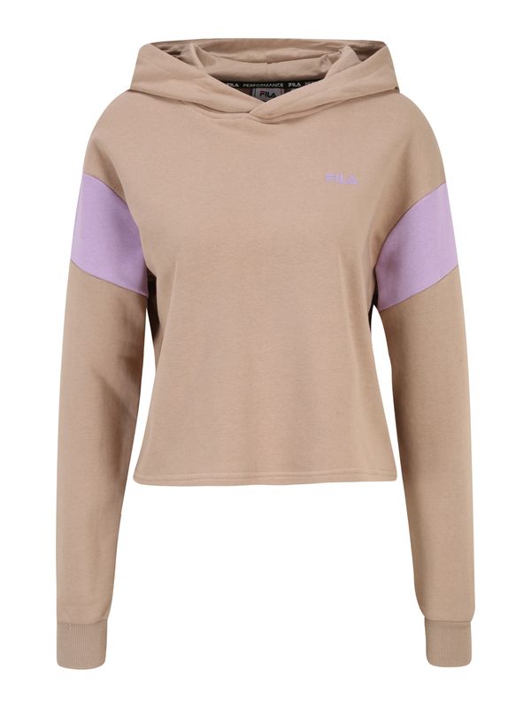 FILA FILA Спортен суитшърт с качулка 'TREVI'  тъмнобежово / люляк