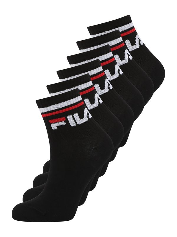 FILA FILA Спортни чорапи  гренадин / черно / бяло
