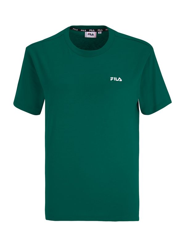 FILA FILA Тениска 'BIENDORF'  смарагдово зелено / бяло