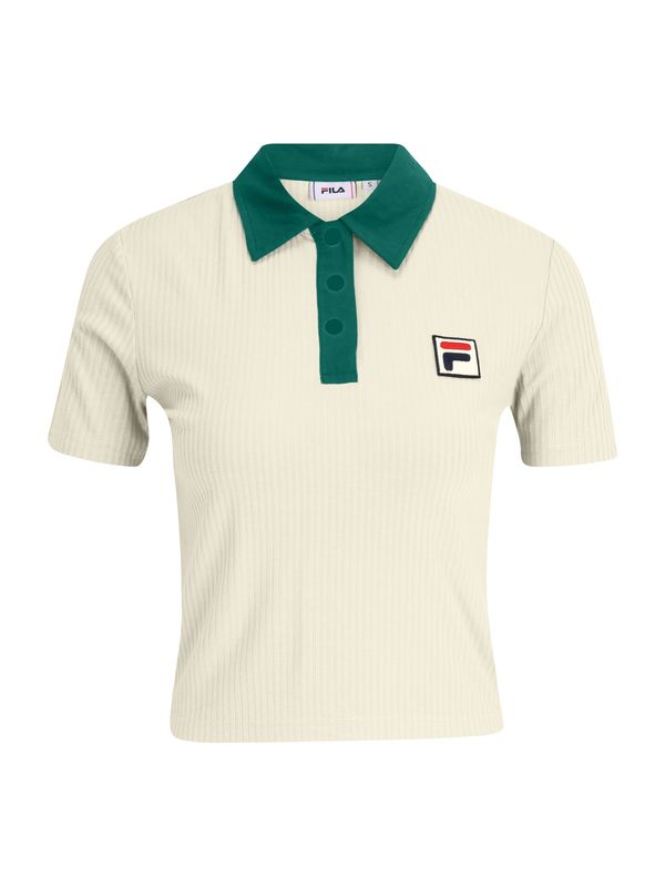 FILA FILA Тениска 'LOOKNOW'  смарагдово зелено / червено / черно / бял памук