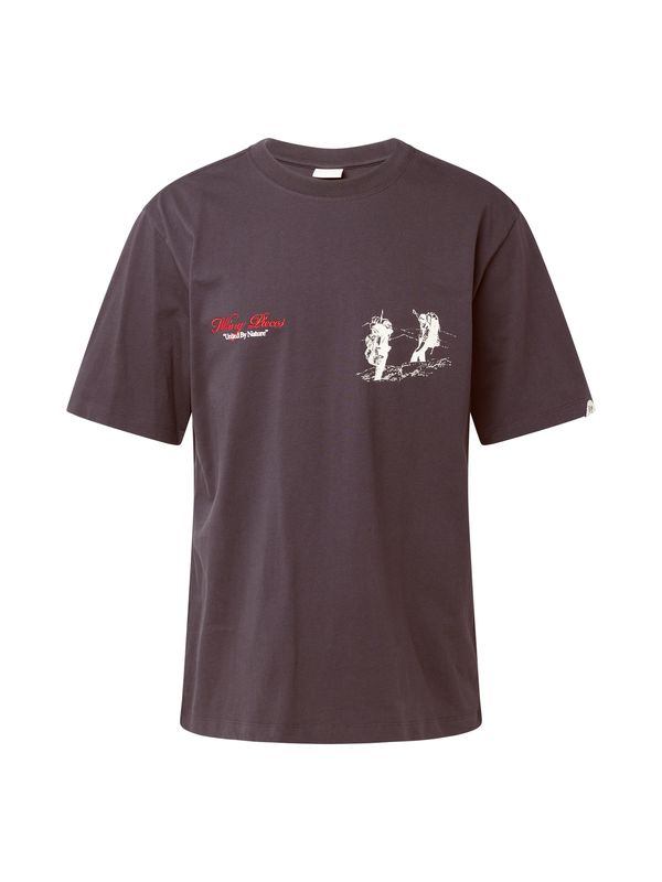 Filling Pieces Filling Pieces Тениска  камък / тревнозелено / червено / бяло