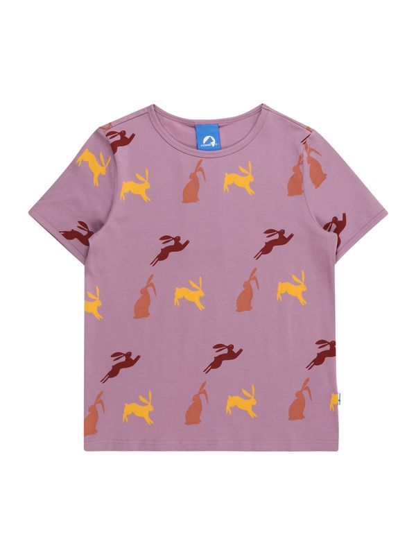 FINKID FINKID Тениска 'Ilta'  жълто / патладжан / лавандула / корал