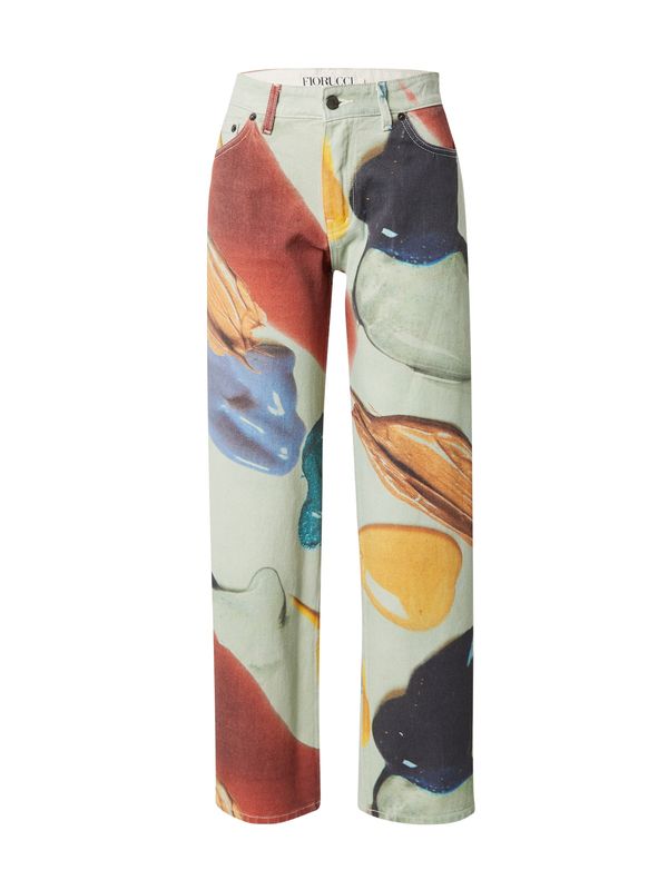 Fiorucci Fiorucci Дънки  синьо / кафяво / жълто / пастелно зелено