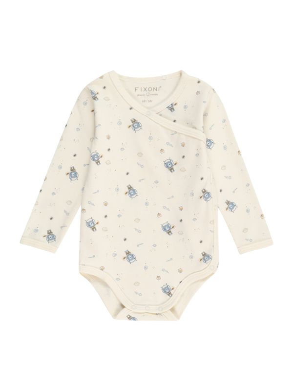 Fixoni Fixoni Бебешки гащеризони/боди  бежово / кремаво / гълъбово синьо / светлосиньо