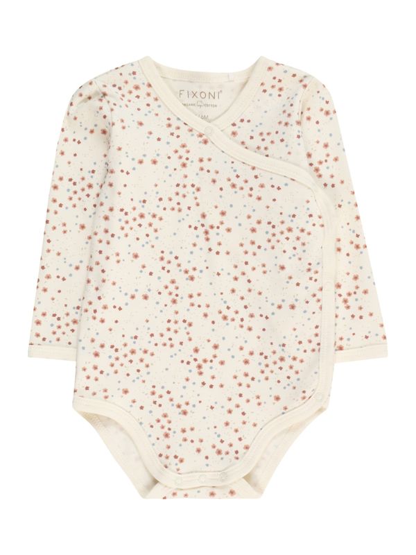Fixoni Fixoni Бебешки гащеризони/боди  гълъбово синьо / ръждиво кафяво / бледорозово