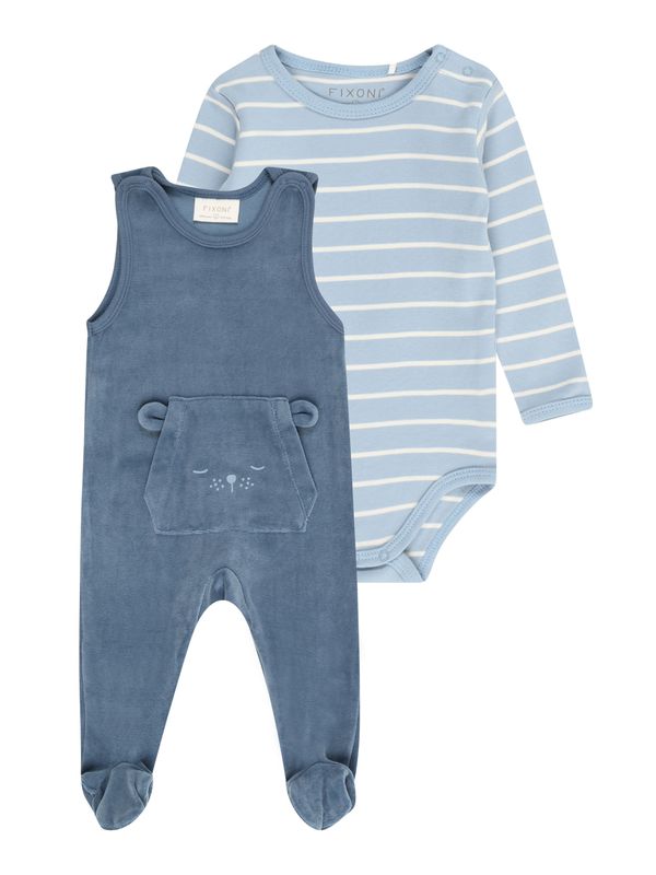 Fixoni Fixoni Комплект  гълъбово синьо / светлосиньо / бяло