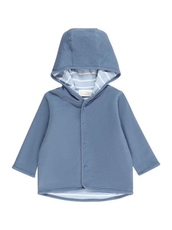 Fixoni Fixoni Суичъри с качулка  гълъбово синьо / светлосиньо / бяло