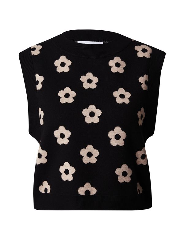 florence by mills exclusive for ABOUT YOU florence by mills exclusive for ABOUT YOU Пуловер 'Candy'  телесен цвят / черно