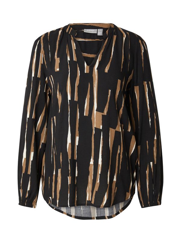 Fransa Fransa Блуза 'GLOWY'  кремаво / пясъчен / черно