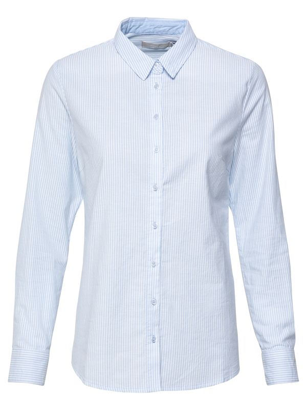 Fransa Fransa Блуза 'Oxford'  светлосиньо / бяло