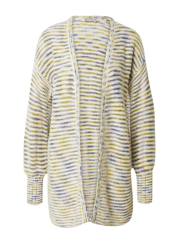 Fransa Fransa Плетена жилетка 'Lea'  кремаво / синьо / маслина