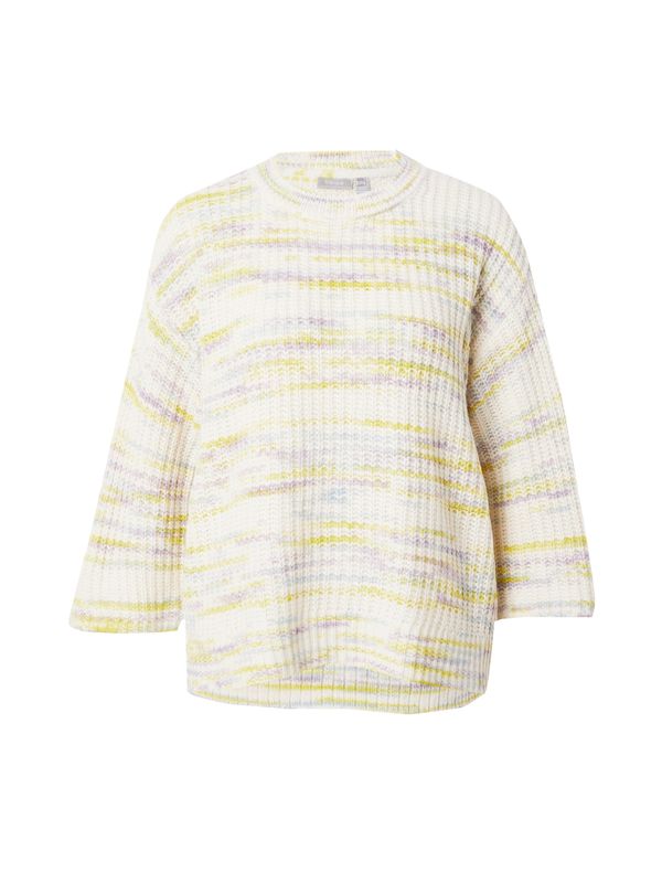 Fransa Fransa Пуловер 'BELLA'  светлобежово / светлосиньо / жълто / лилав