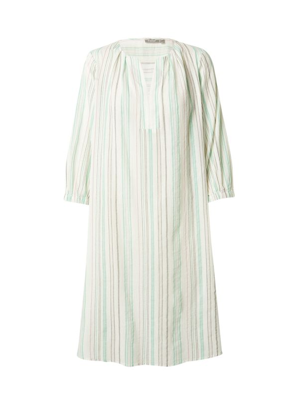 Fransa Fransa Рокля 'NADU'  тъмносиво / лайм / мръсно бяло