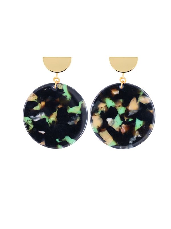 Fräulein Wunder Fräulein Wunder Обеци 'Amal'  злато / пъстро