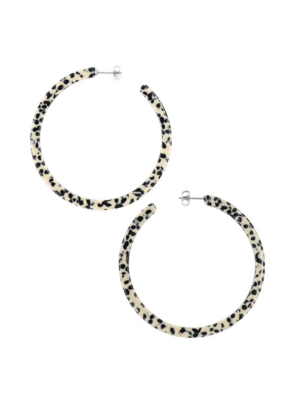 Fräulein Wunder Fräulein Wunder Обеци 'Anne'  бежово / черен меланж