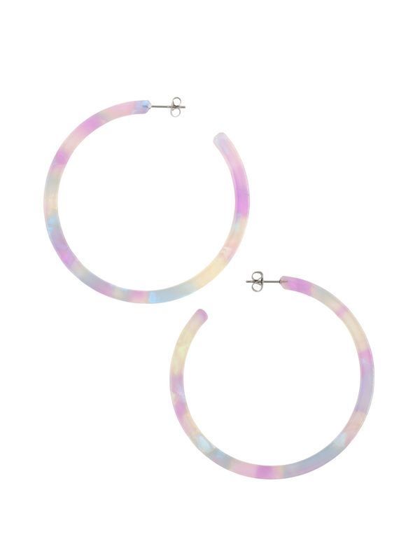 Fräulein Wunder Fräulein Wunder Обеци 'Anne'  лилав / пъстро