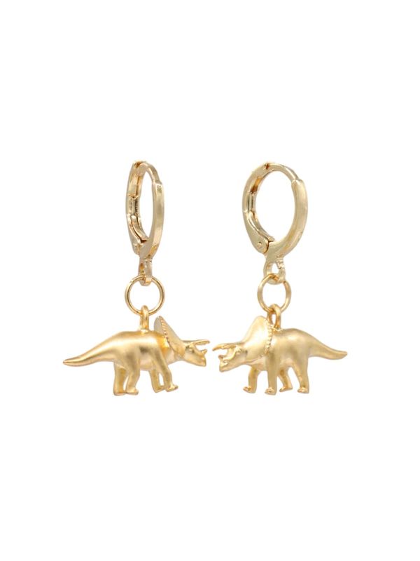 Fräulein Wunder Fräulein Wunder Обеци 'T-Rex'  злато