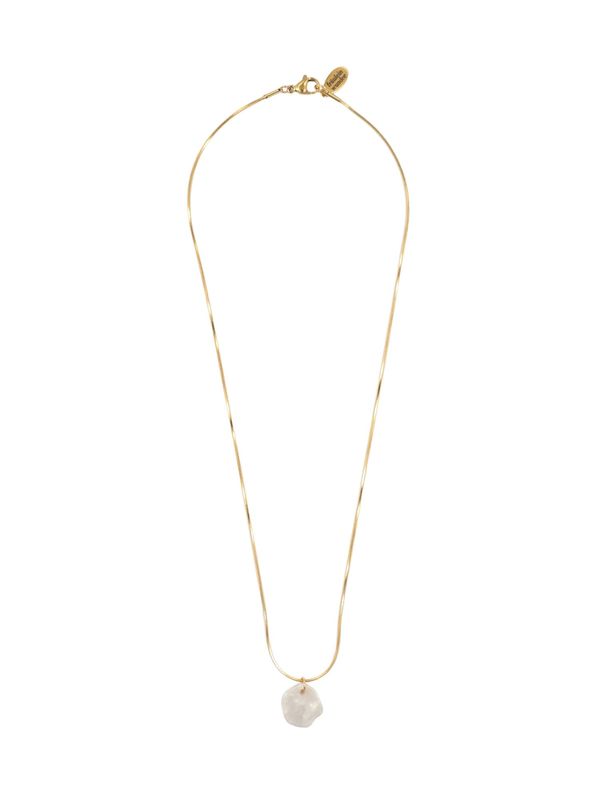 Fräulein Wunder Fräulein Wunder Верижка 'Alice Aubergine'  злато / бяло