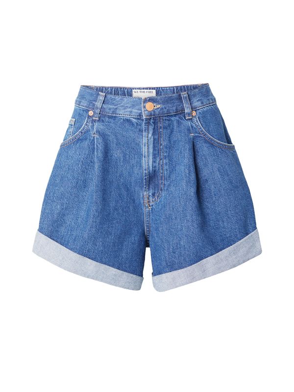 Free People Free People Дънки с набор 'DANNI'  син деним