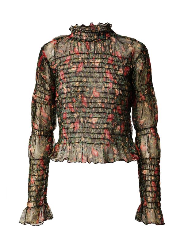 Free People Free People Тениска  светлобежово / маслина / питая / черно