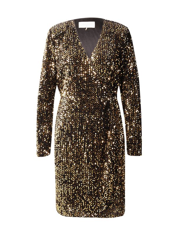 Freequent Freequent Рокля за коктейл 'EVALY'  златистожълто / черно