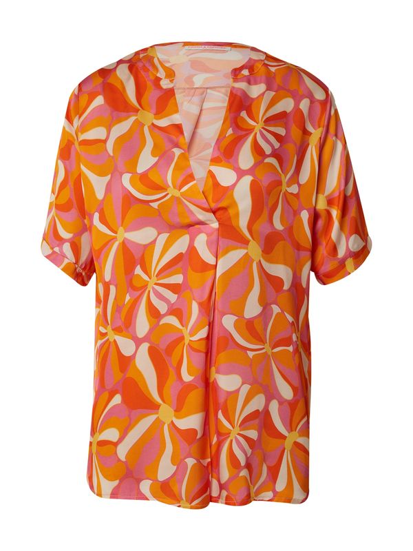 Frieda & Freddies NY Frieda & Freddies NY Блуза  бежово / оранжево / червено