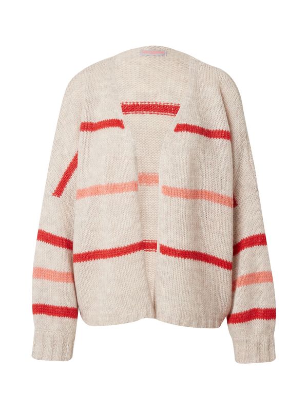 Frieda & Freddies NY Frieda & Freddies NY Плетена жилетка  светлобежово / праскова / оранжево-червено