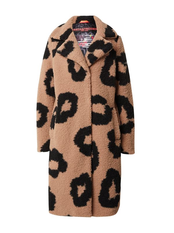 Frieda & Freddies NY Frieda & Freddies NY Преходно палто  светлокафяво / черно