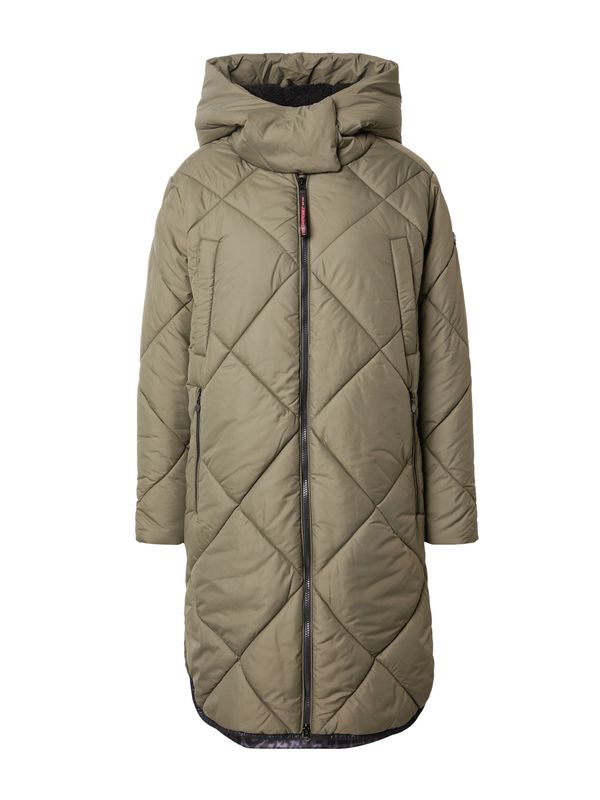 Frieda & Freddies NY Frieda & Freddies NY Зимно палто 'Richelle'  маслина / розово / черно