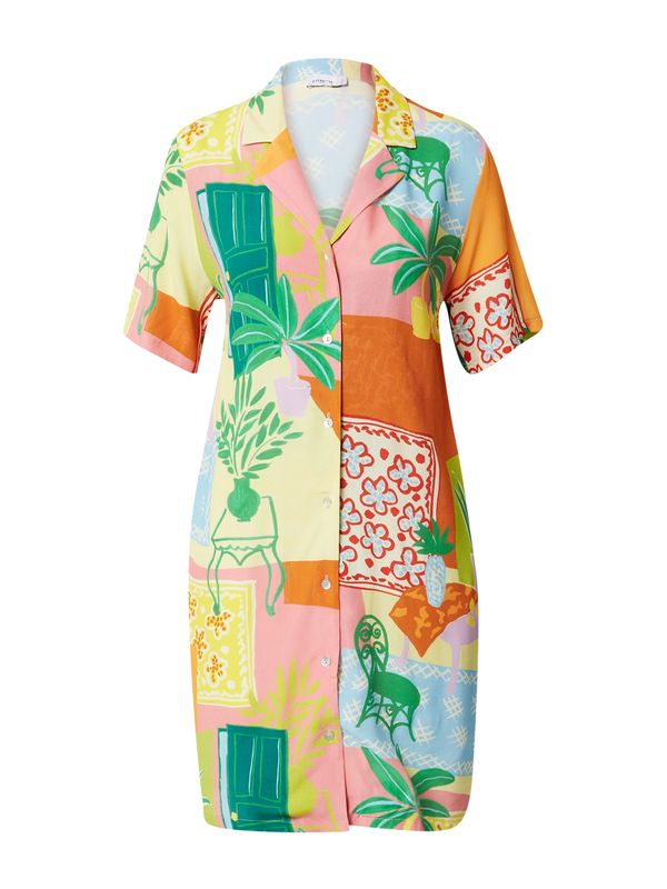 FRNCH PARIS FRNCH PARIS Лятна рокля 'LORRAINE'  светлосиньо / жълто / зелено / оранжево