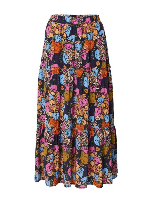 FRNCH PARIS FRNCH PARIS Пола 'Emmie'  синьо / златистожълто / тъмнооранжево / бяло