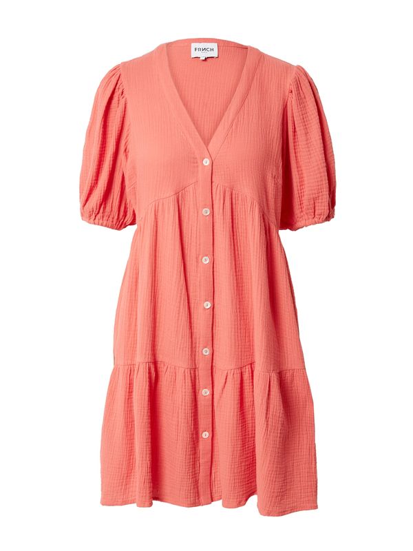 FRNCH PARIS FRNCH PARIS Рокля тип риза 'CINDY'  корал