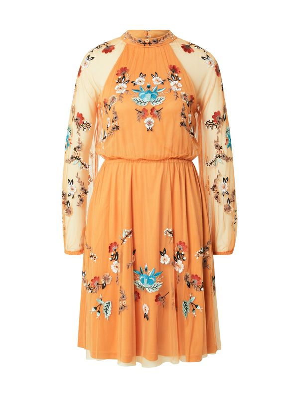 Frock and Frill Frock and Frill Рокля  светлосиньо / златистожълто / червено / бяло