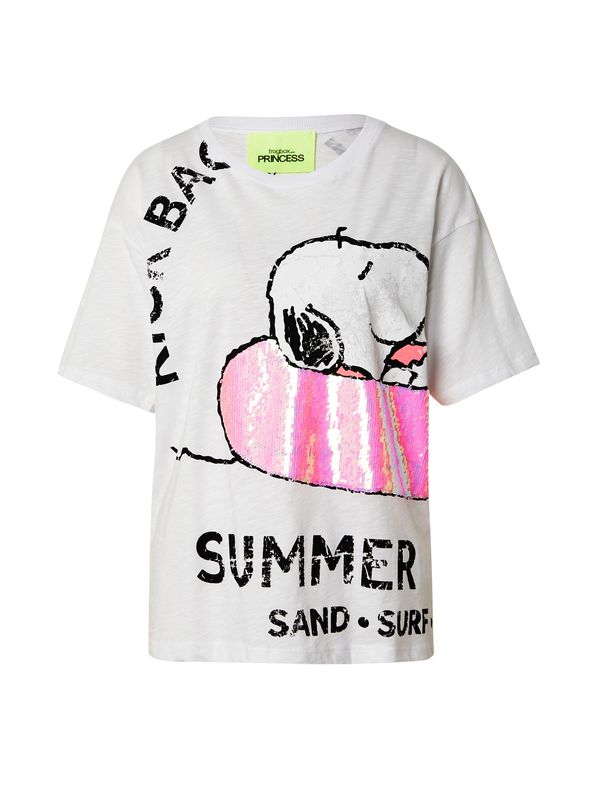 Frogbox Frogbox Тениска 'Snoopy'  оранжево / розово / черно / бяло